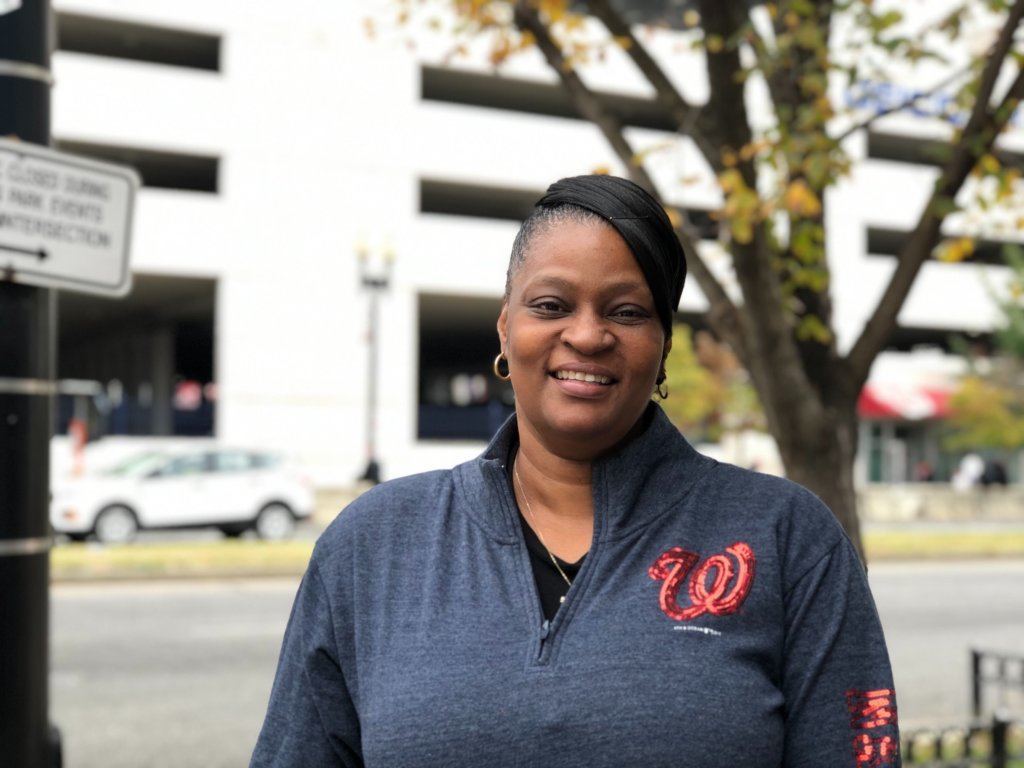 Tracey Adams, who works at the concessions at Nats Park said, “I’m over the top,” at the thought of a World Series victory.