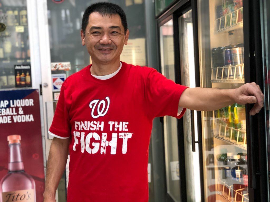 Jackie Lam, who operates the Cap Liquor store just across from the ballpark says business has been booming, and he’s happy to cheer the team on.