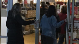 Shoppers were up and at it early for Black Friday deals.