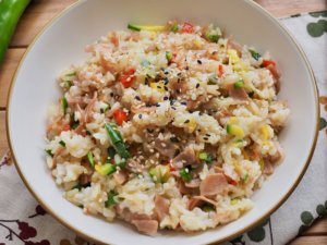 Asian food Vegetable fried rice