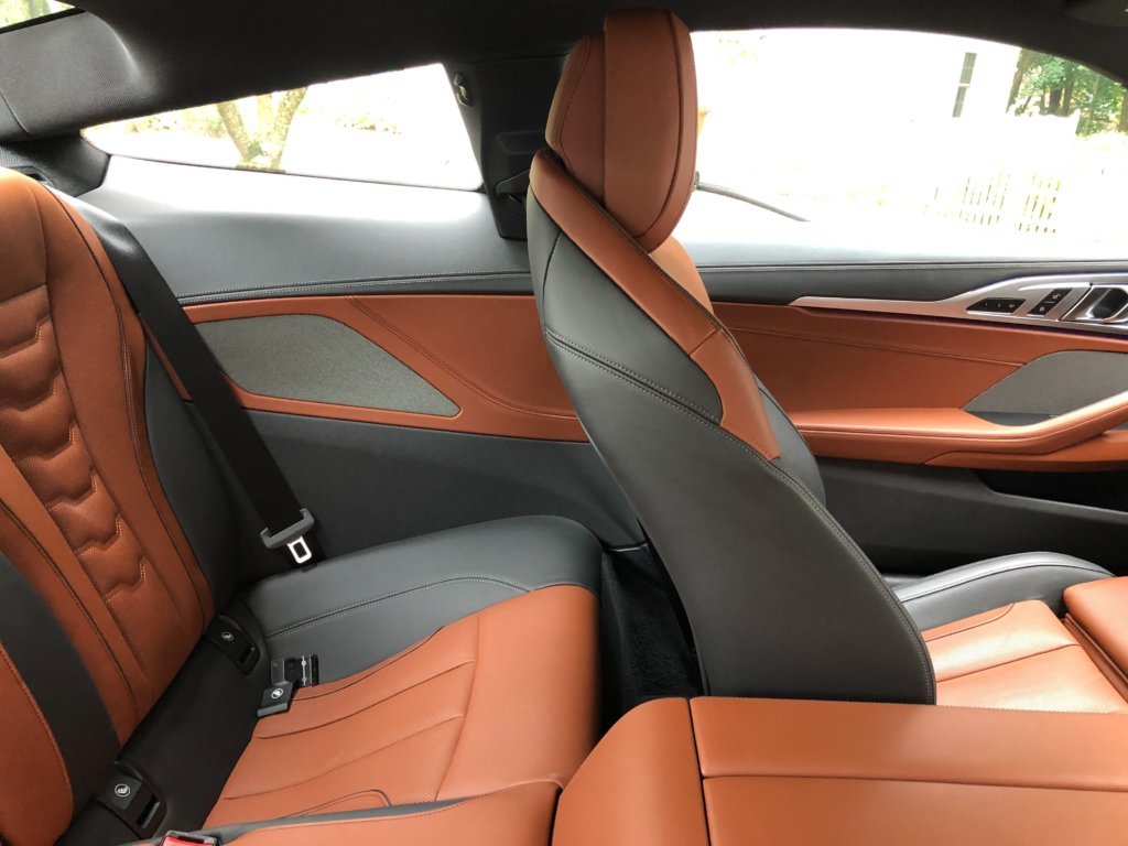 While the front seats are comfortable with plenty of space the back seat is tight and not meant to be used very often.