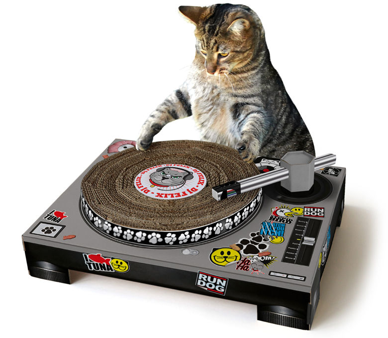 DJ Cat Scratching Pad