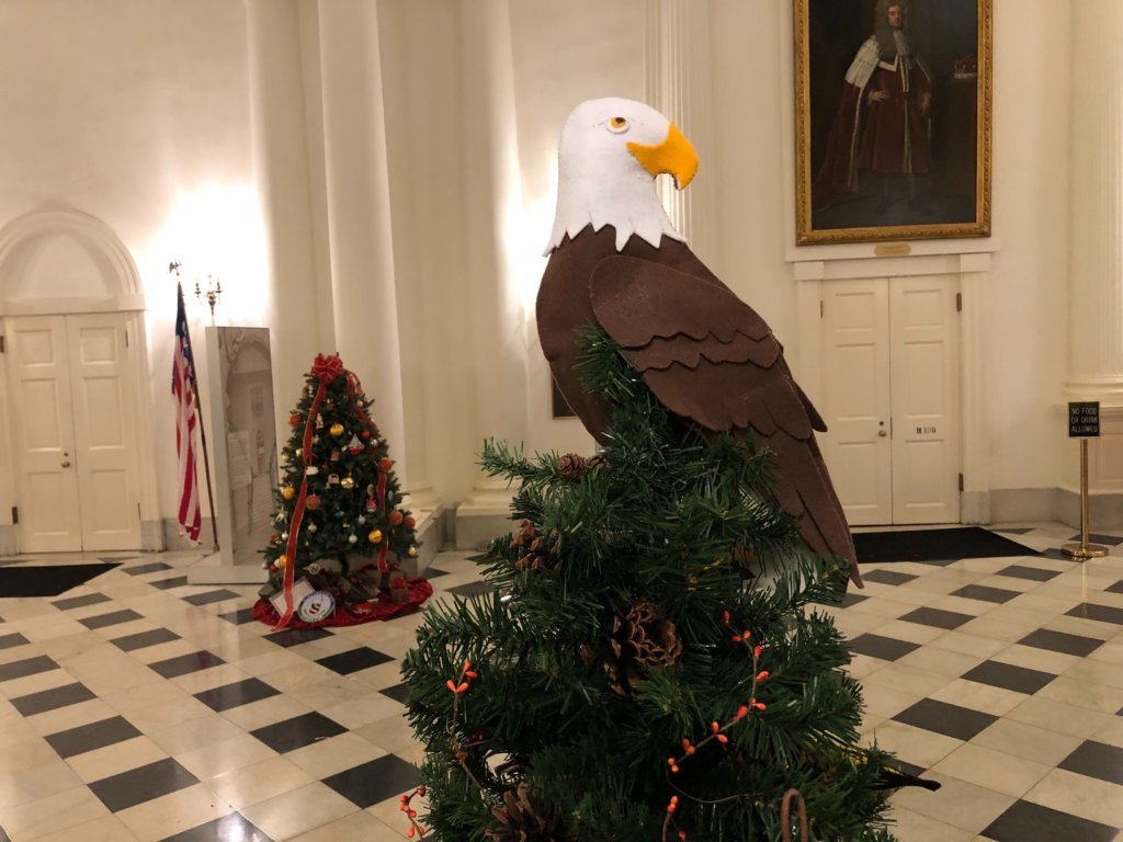 The Charles County tree was for the birds — with the wide variety of bird species features on the branches of its tree.