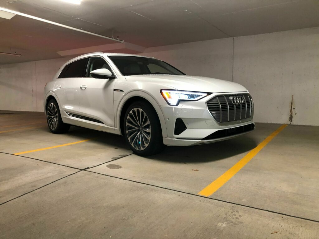 The mid-size luxury crossover doesn’t scream electric car when you see it.