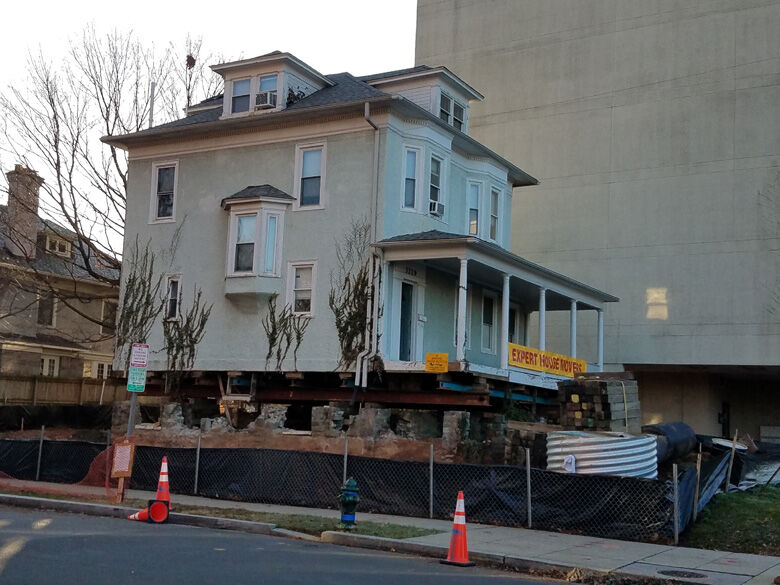The house sits at 3219 Wisconsin Avenue NW … for now.