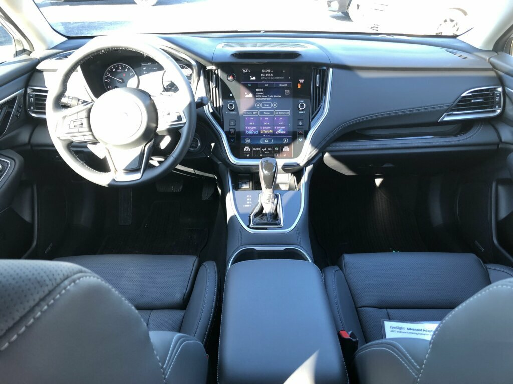 2020 Subaru Legacy Limited interior view.