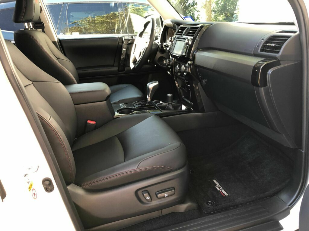 This 4Runner came with black leather interior.