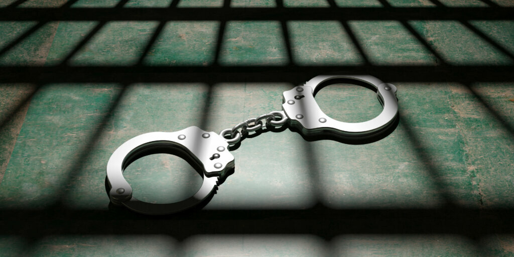 Metal handcuffs