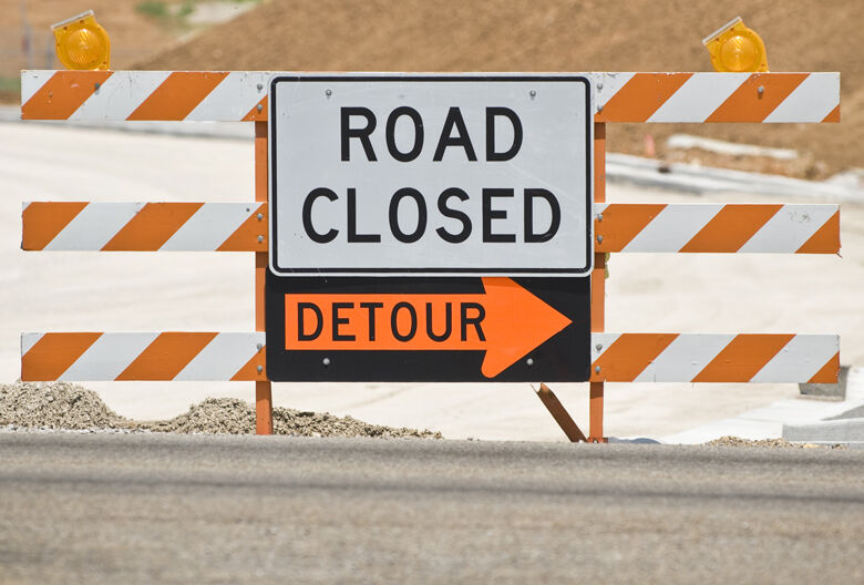 Road Closed/Detour Sign