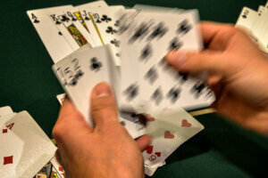 Poker tournament at the Horseshoe casino, in Baltimore, MD.