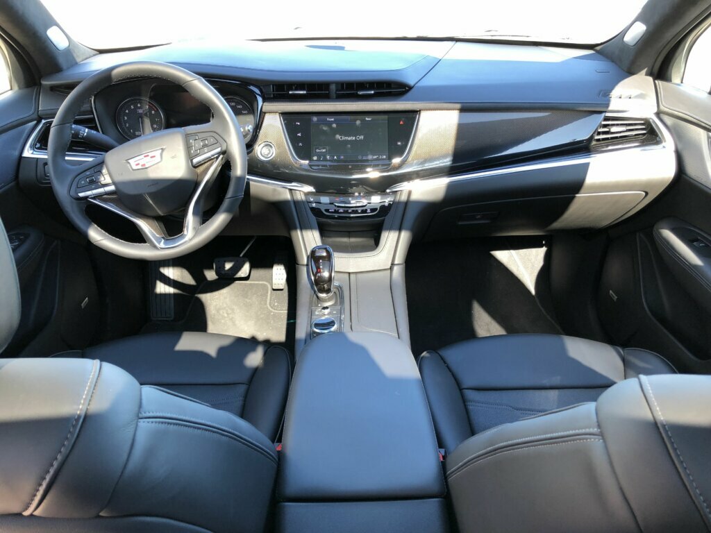 The XT6 interior stands out for its high-grade, nice-to-touch materials.