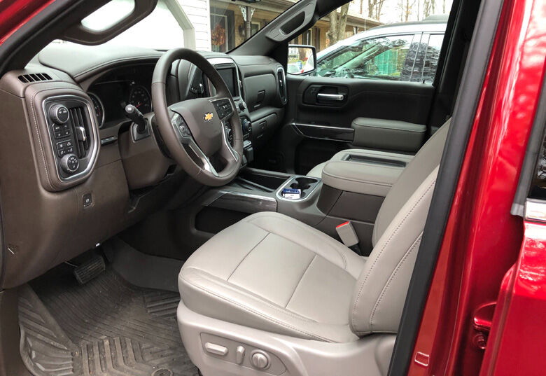 <p style="text-align: left;">The leather seats are comfortable with heat and ventilation and ample power adjustments. (WTOP/Mike Parris)</p>