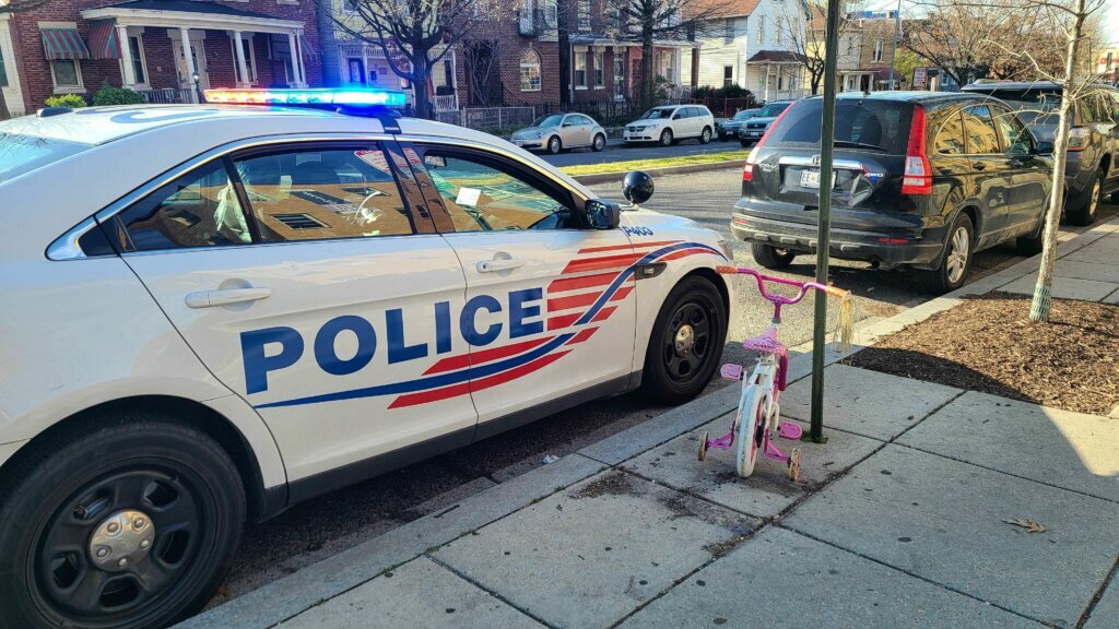 D.C. police on a call in Petworth.