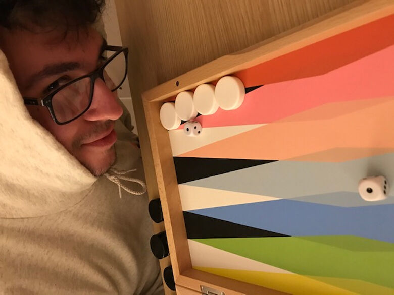 "My final roll. Got lucky With double ones!"