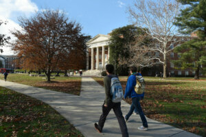 COLLEGE PARK, MD DECEMBER 6: The campus of the University of