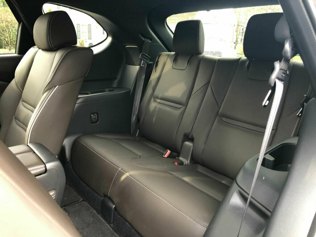 The third-row is best for children. It can be a little tight.