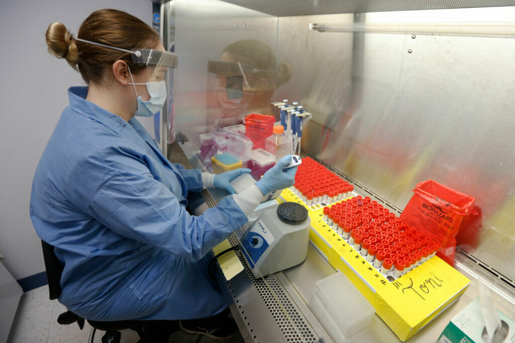 Virus Outbreak Virginia Testing