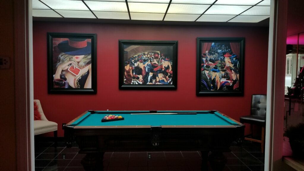 The house has a game room. (Courtesy Berkshire Hathaway via <a href="https://www.toptenrealestatedeals.com/" target="_blank" rel="noopener noreferrer">TopTenRealEstateDeals.com</a>)