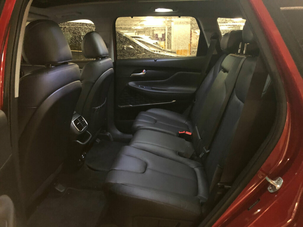The rear seats are heated and afford you plenty of head and leg room. (WTOP/Mike Parris)