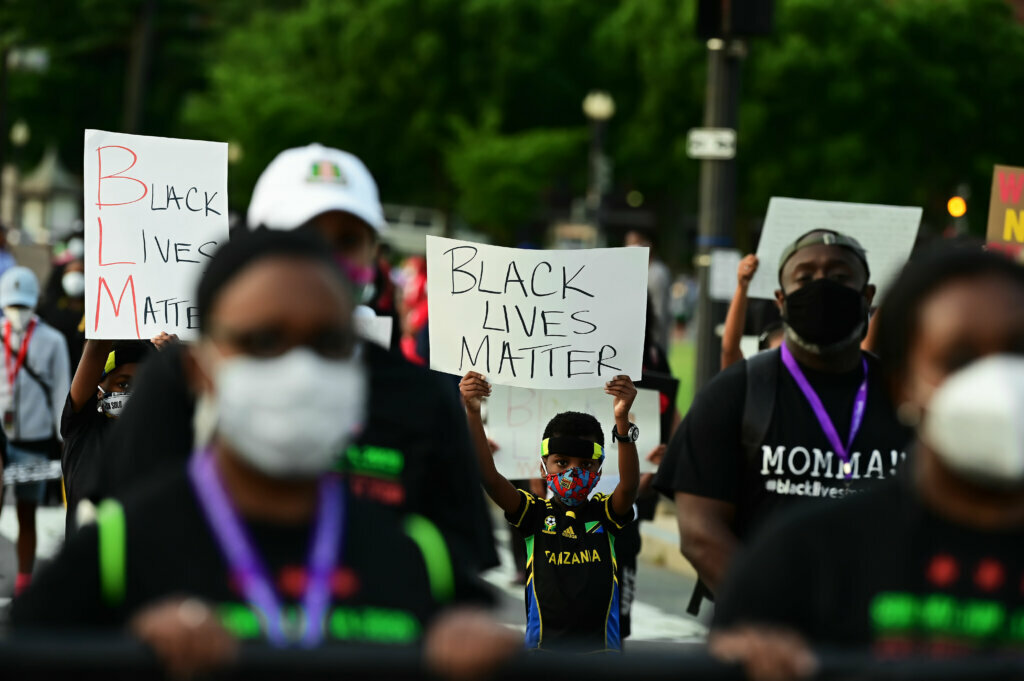 The Prayer Walk in support of Black Lives Matter on Sunday, June 14, 2020 in D.C. (Courtesy Shannon Finney, <a href="http://shannonfinneyphotography.com">shannonfinneyphotography.com</a>)
