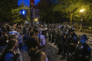 Protests Continue Around Black Lives Matter Plaza In Washington, DC