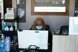 BOWIE, MD JUNE 1: Deborah Gwynn performs administrative on th