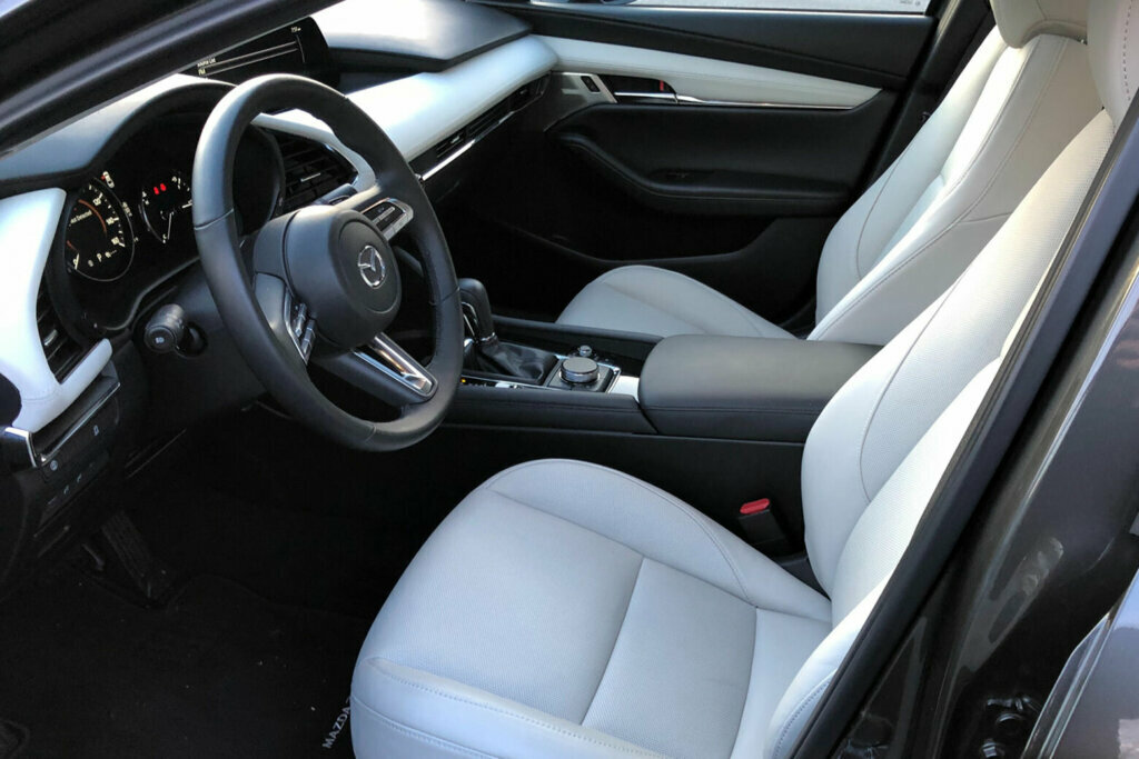 The materials used in the Mazda 3 are top-notch and there is a lot of nice detailing used throughout the cabin. (WTOP/Mike Parris)
