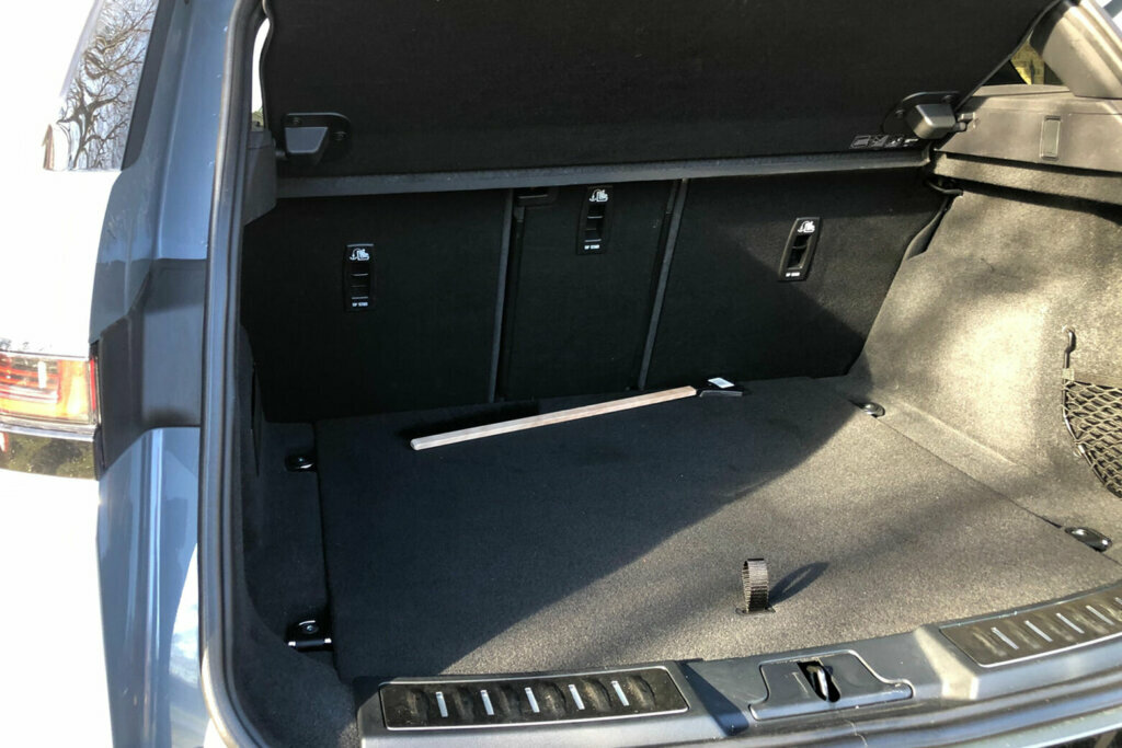 The stylish body does hamper rear cargo space. (WTOP/Mike Parris)