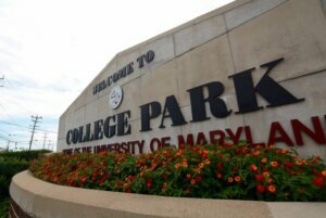 College Park umd sign ddi