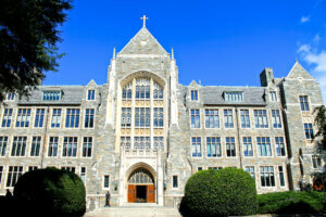 White Gravenor Hall at Georgetown University