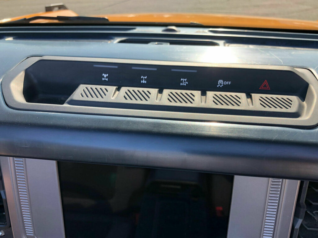 While the car is a throwback, it will have modern touches in a rugged interior. (WTOP/Mike Parris)