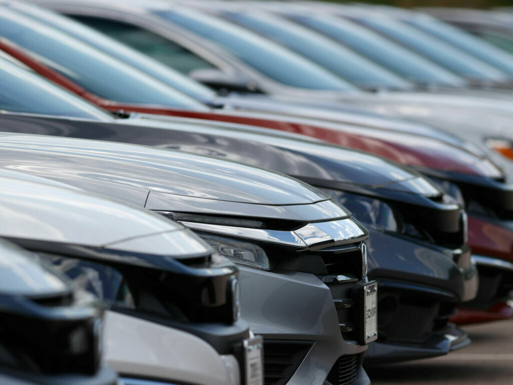 The popular Honda Civic can be leased for three years at $240 per month. (AP Photo/David Zalubowski)