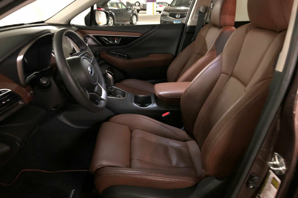 A look at the Subaru Outback's driver seat. (WTOP/Mike Parris)