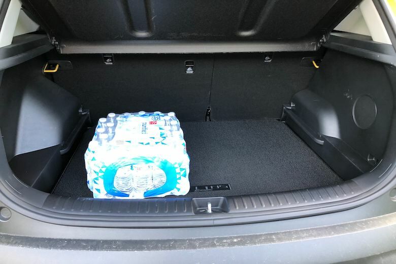 The trunk of the Kia Seltos. (WTOP/Mike Parris)