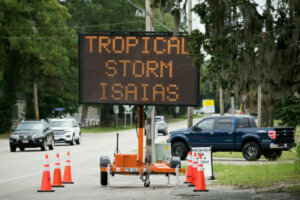 Hurricane Isaias Makes Landfall In South Carolina