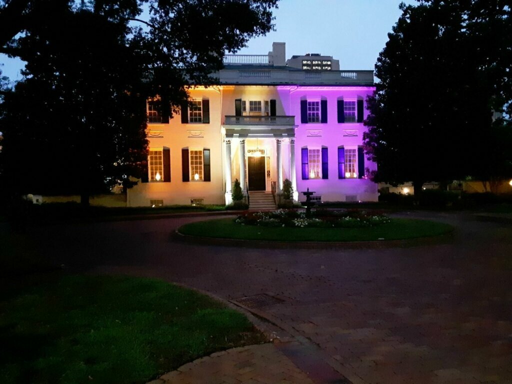 The Virginia governor's mansion in Richmond. (Courtesy Women’s Suffrage Centennial Commission)