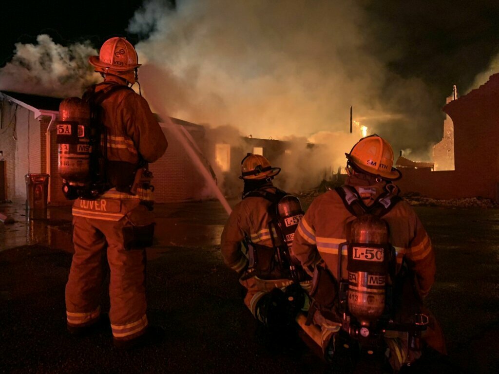 Church fire