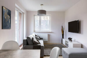 Living room with table