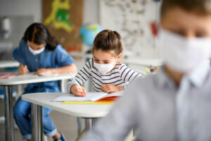Kids in school