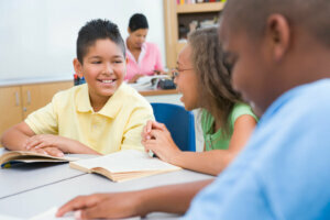 Elementary school classroom