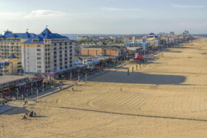 Ocean city, Maryland aerial view