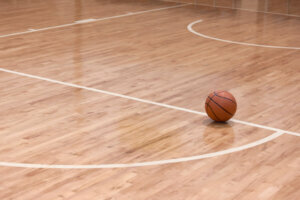 Basketball court.