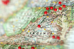 Virginia map