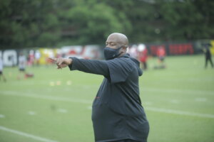 University of Maryland Head Football Coach Mike Locksley