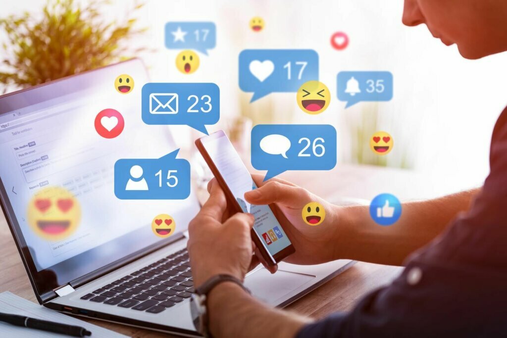 Social media concept.