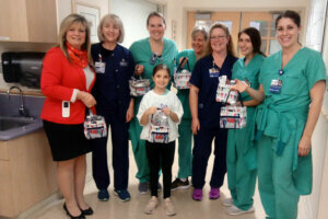 Kylee Colbert collects and distributes gifts for the families of those in the NICU. (Courtesy Colbert family)
