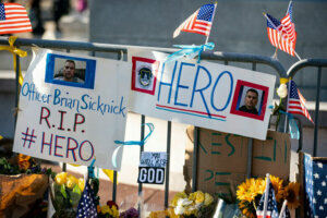Procession Held For Brian Sicknick, US Capitol Police Officer Killed In Capitol Building Siege