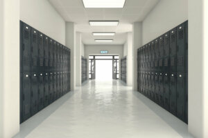 School Locker hallway