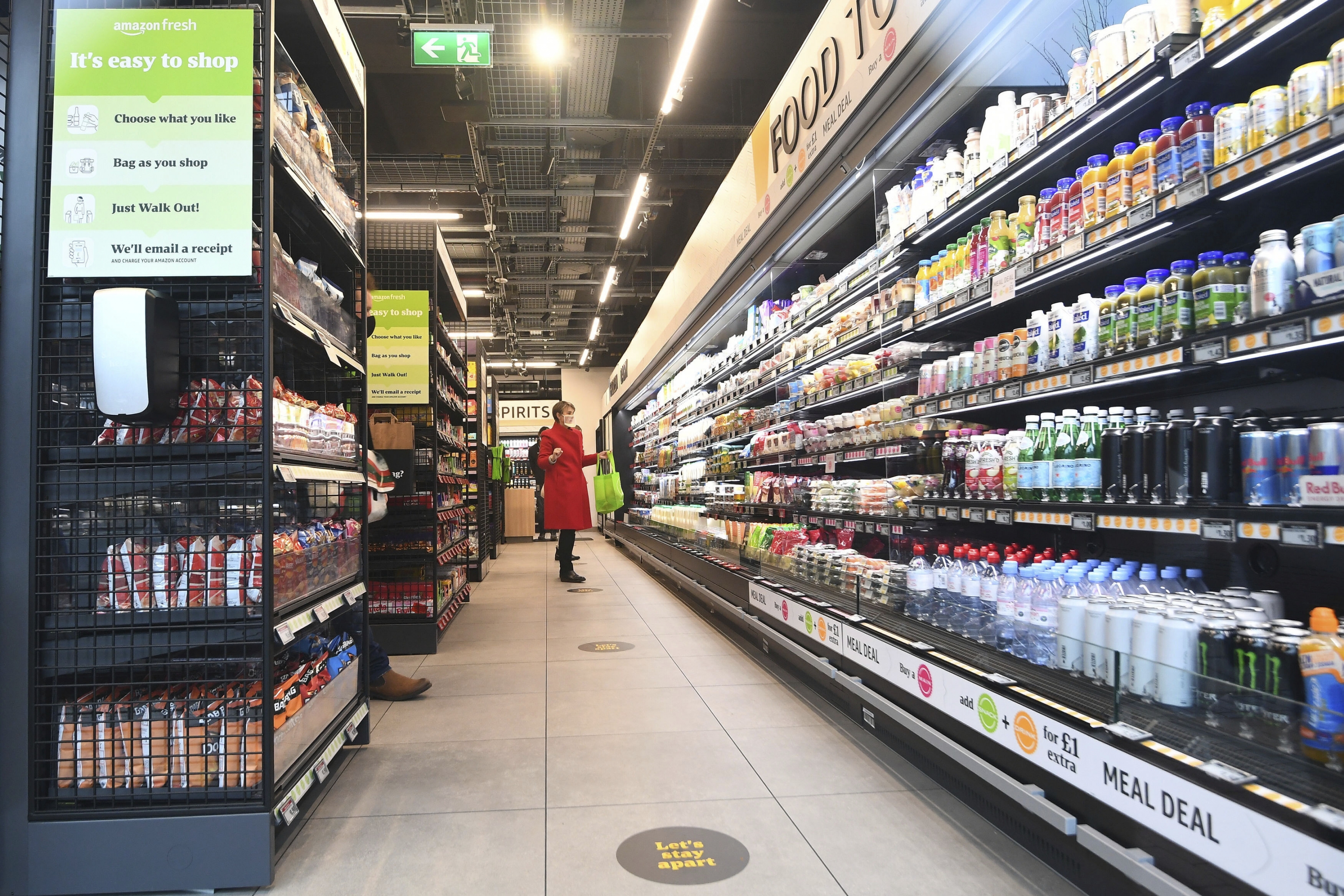 Britain Amazon Contactless Shop