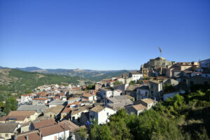 The old town of Laurenzana, Italy.